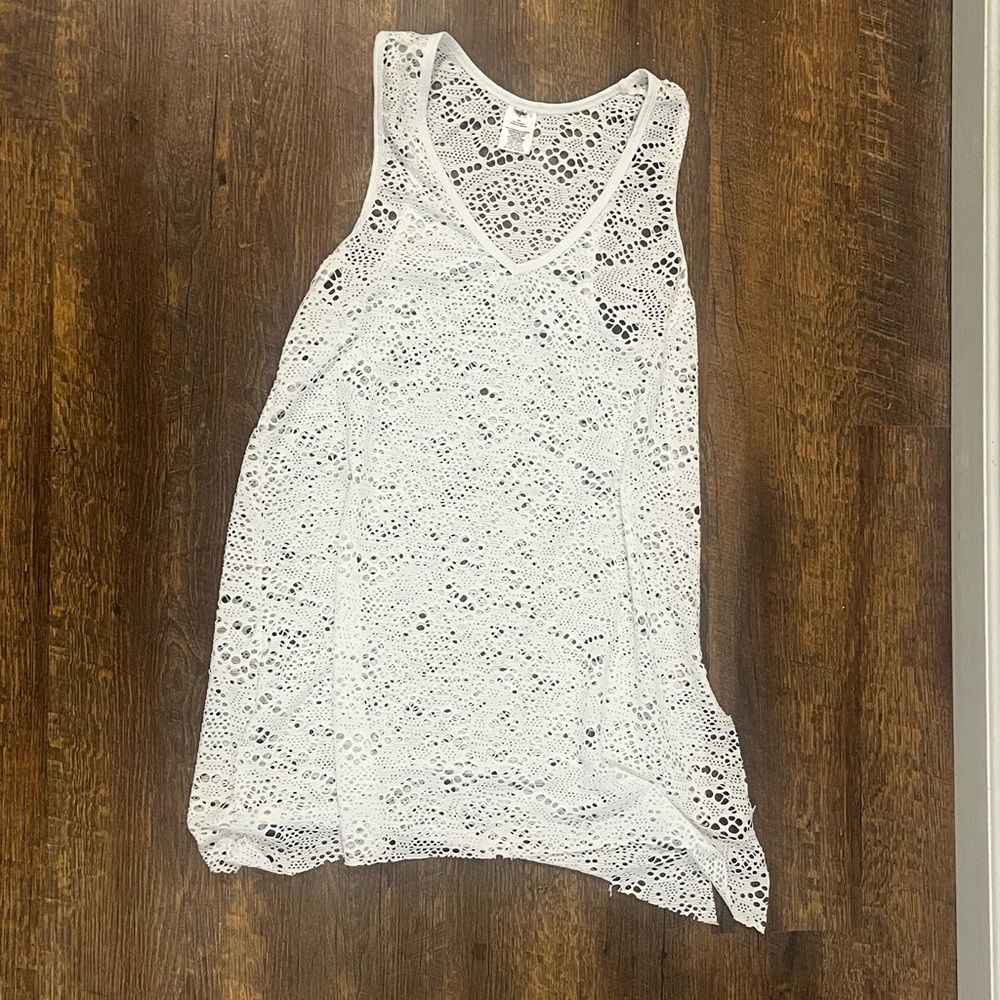 Sheer Lace Dress or Swimsuit Coverup